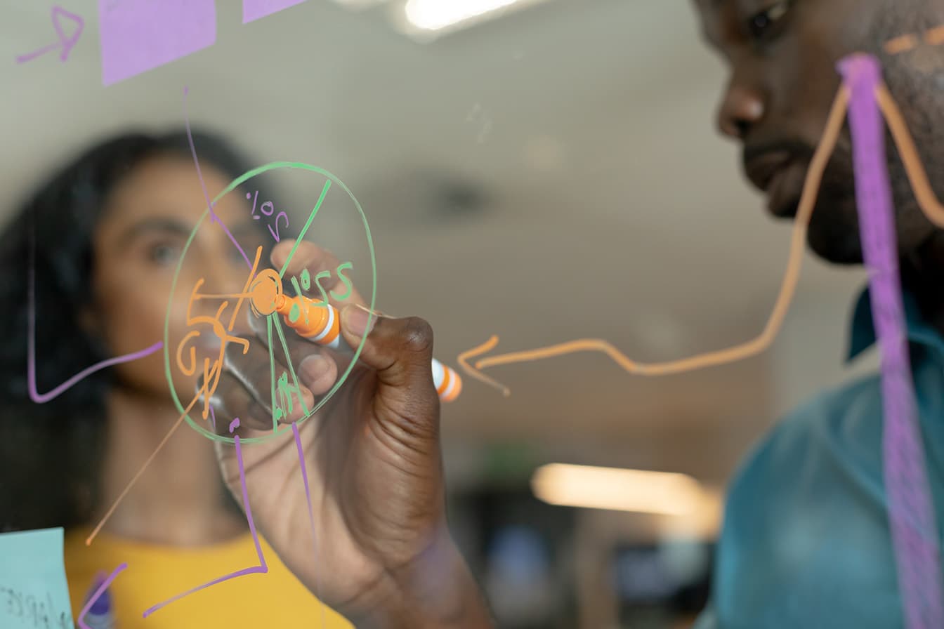 Using visualizations to explain concepts